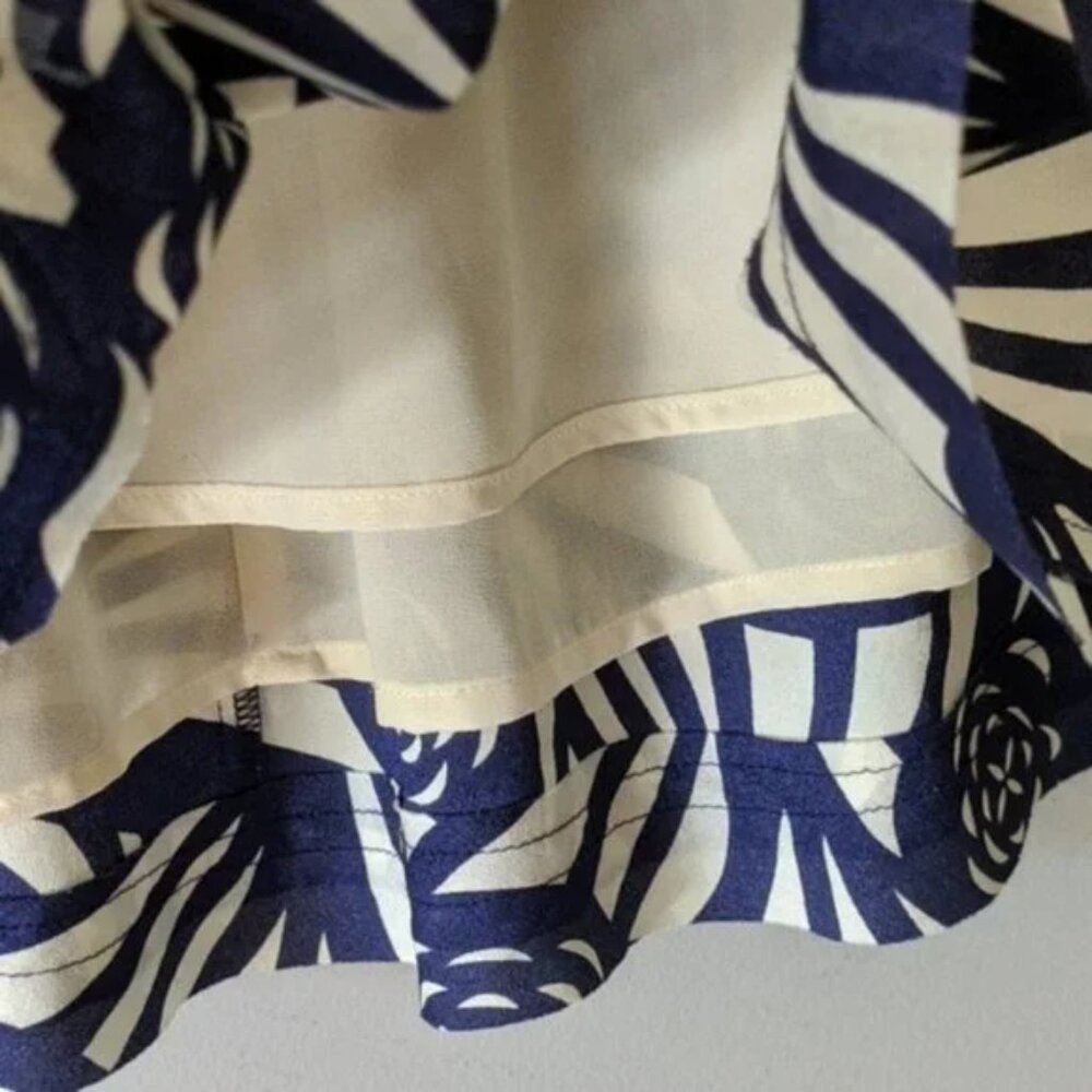 Anthropologie Corey Lynn Calter Noveau Rose geometric print skirt size large - Picture 5 of 7